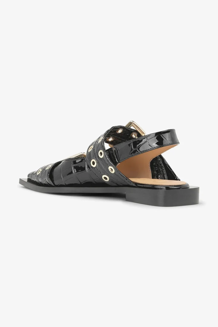 Baleta Feminine Buckle Patent Croco - Image 3