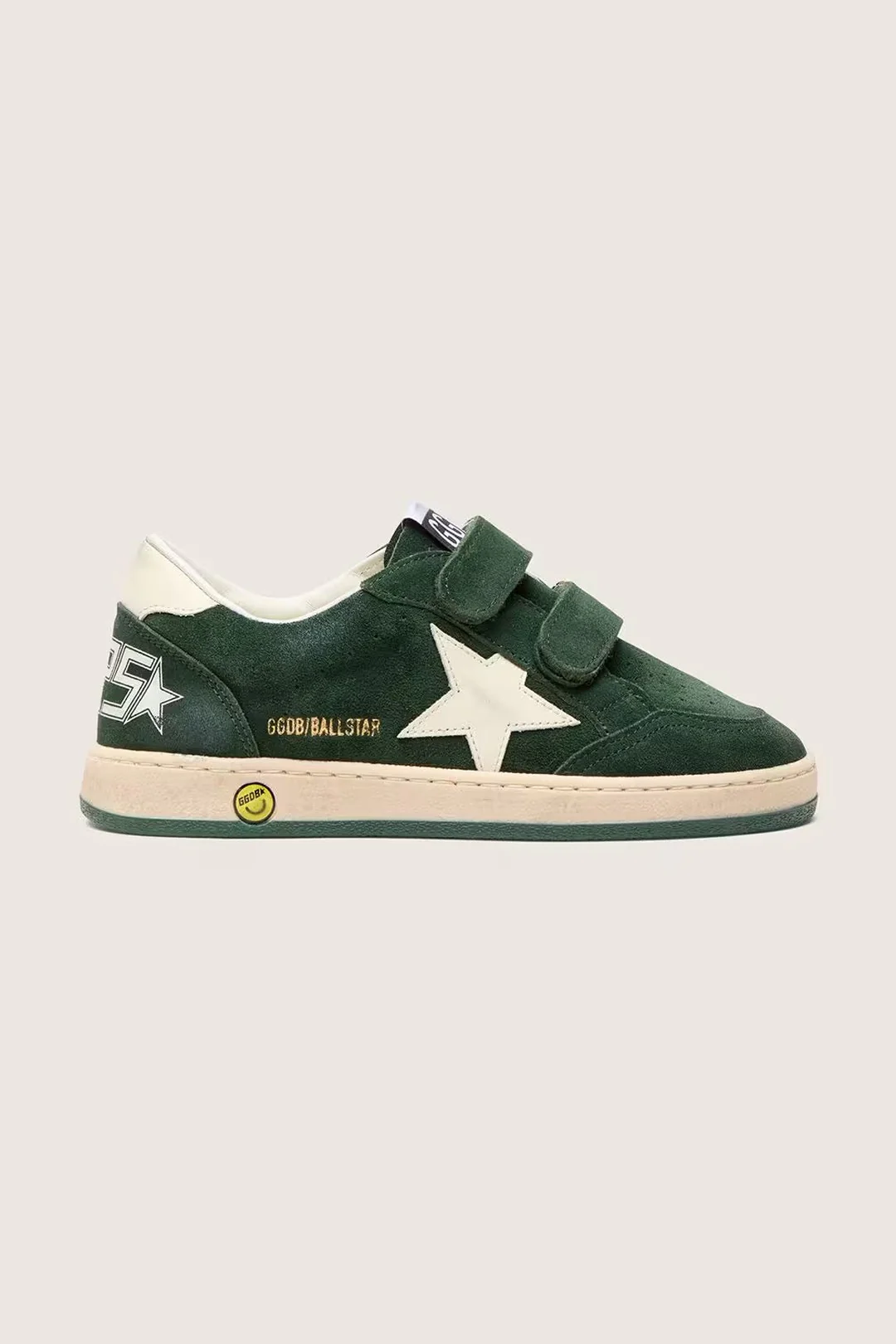 Ball Star Strap Suede Kids