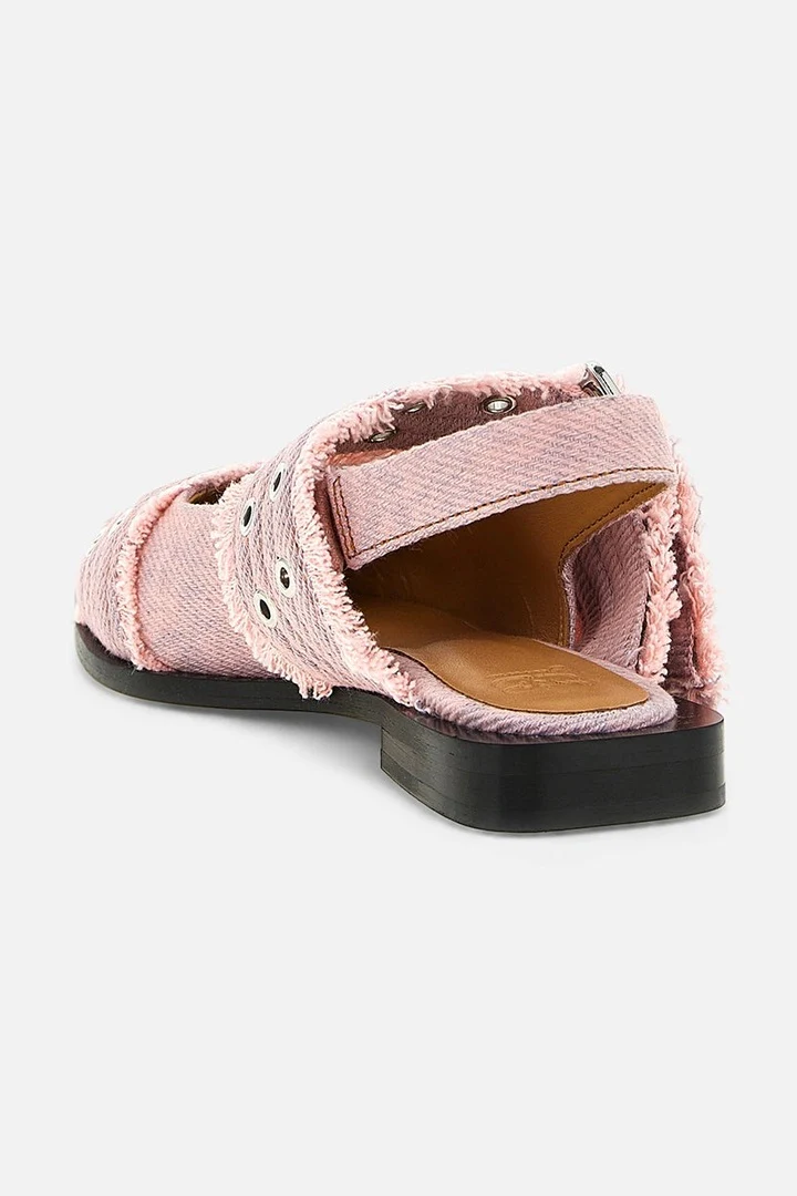 Ballerina Feminine Buckle Fringed Denim - Image 4