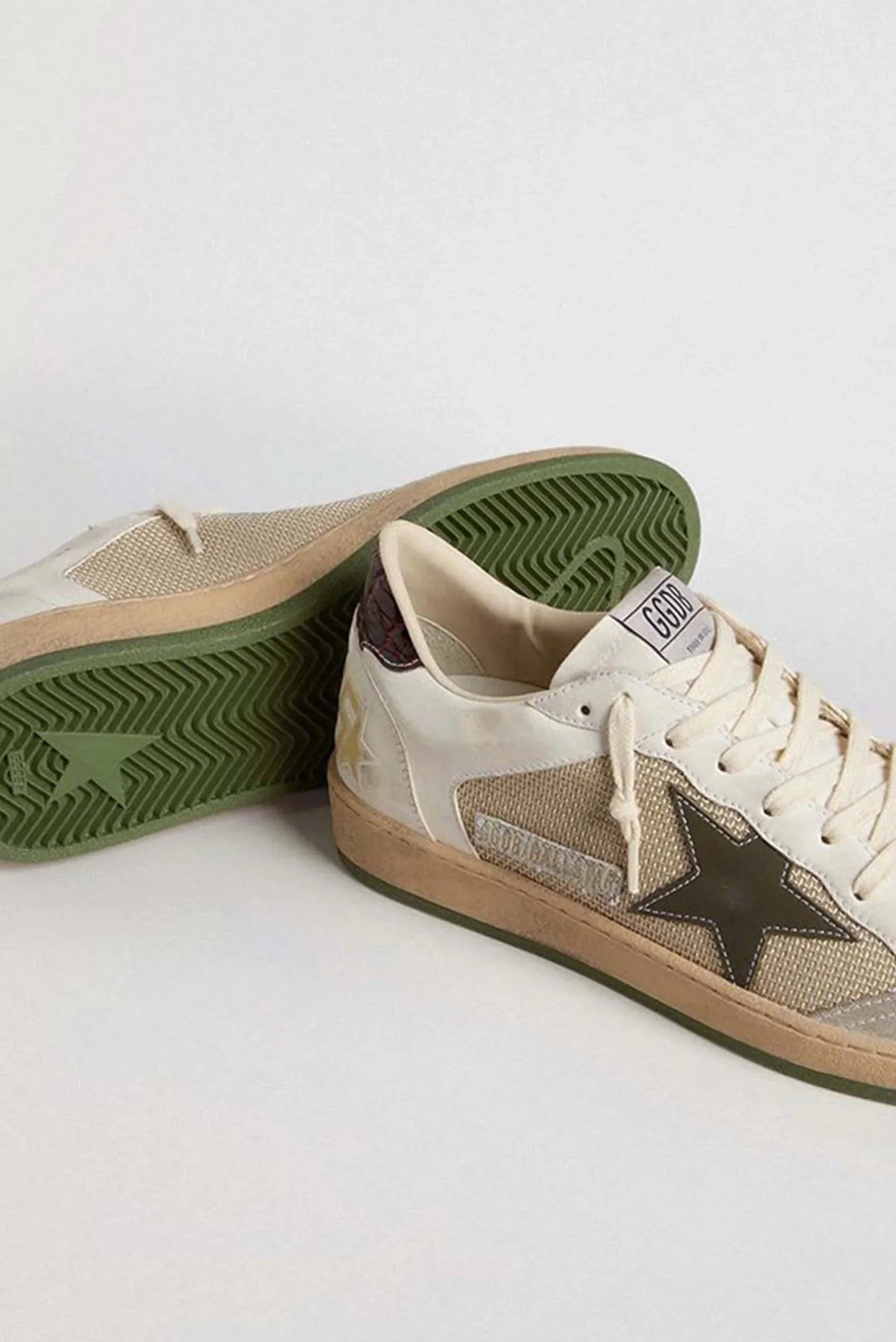 Tenis Golden Goose Ballstar Net And Leather Star Hombre - Image 3