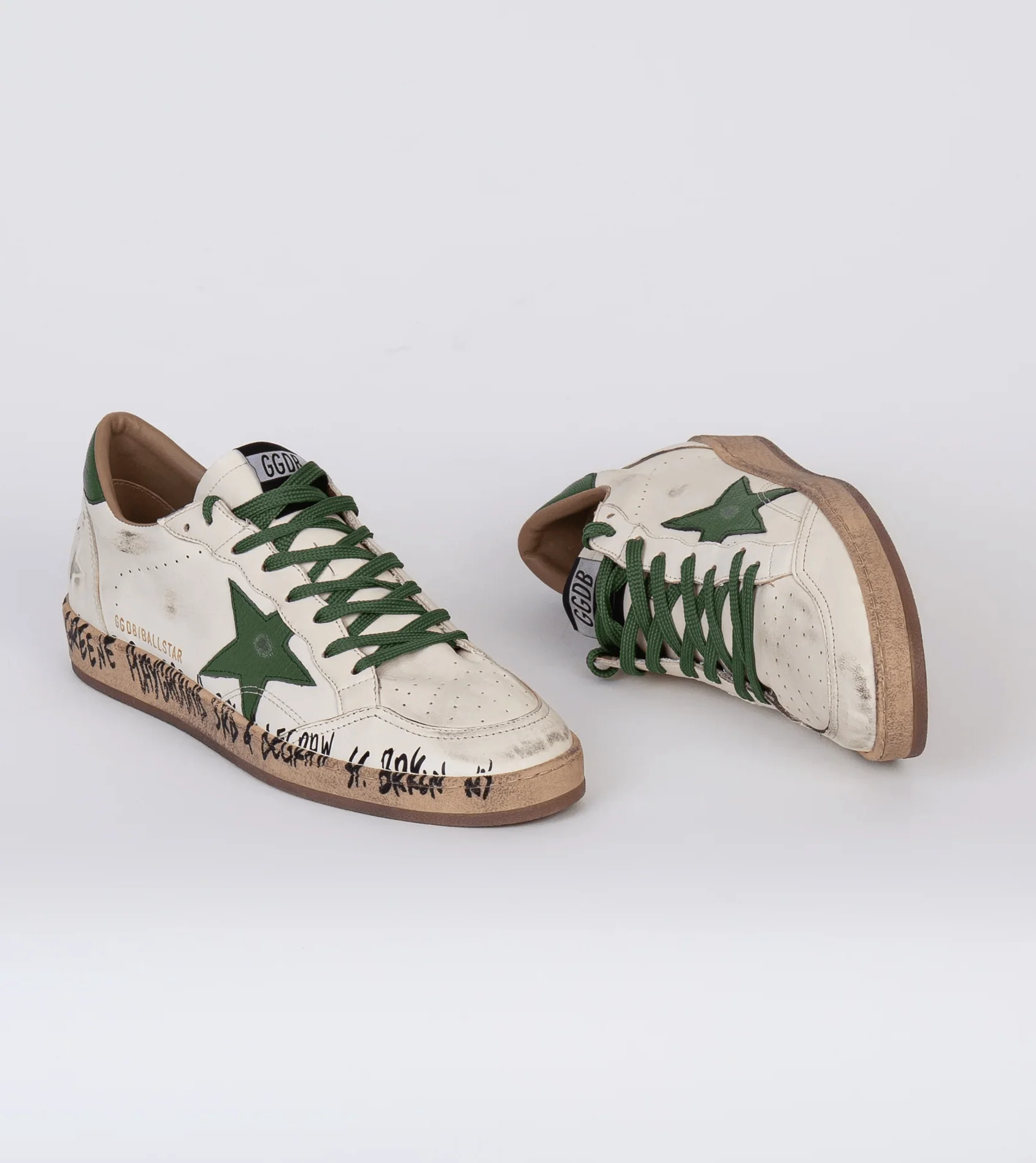 Tenis Golden Goose Ballstar Star And Heel Nappa Hombre - Image 2