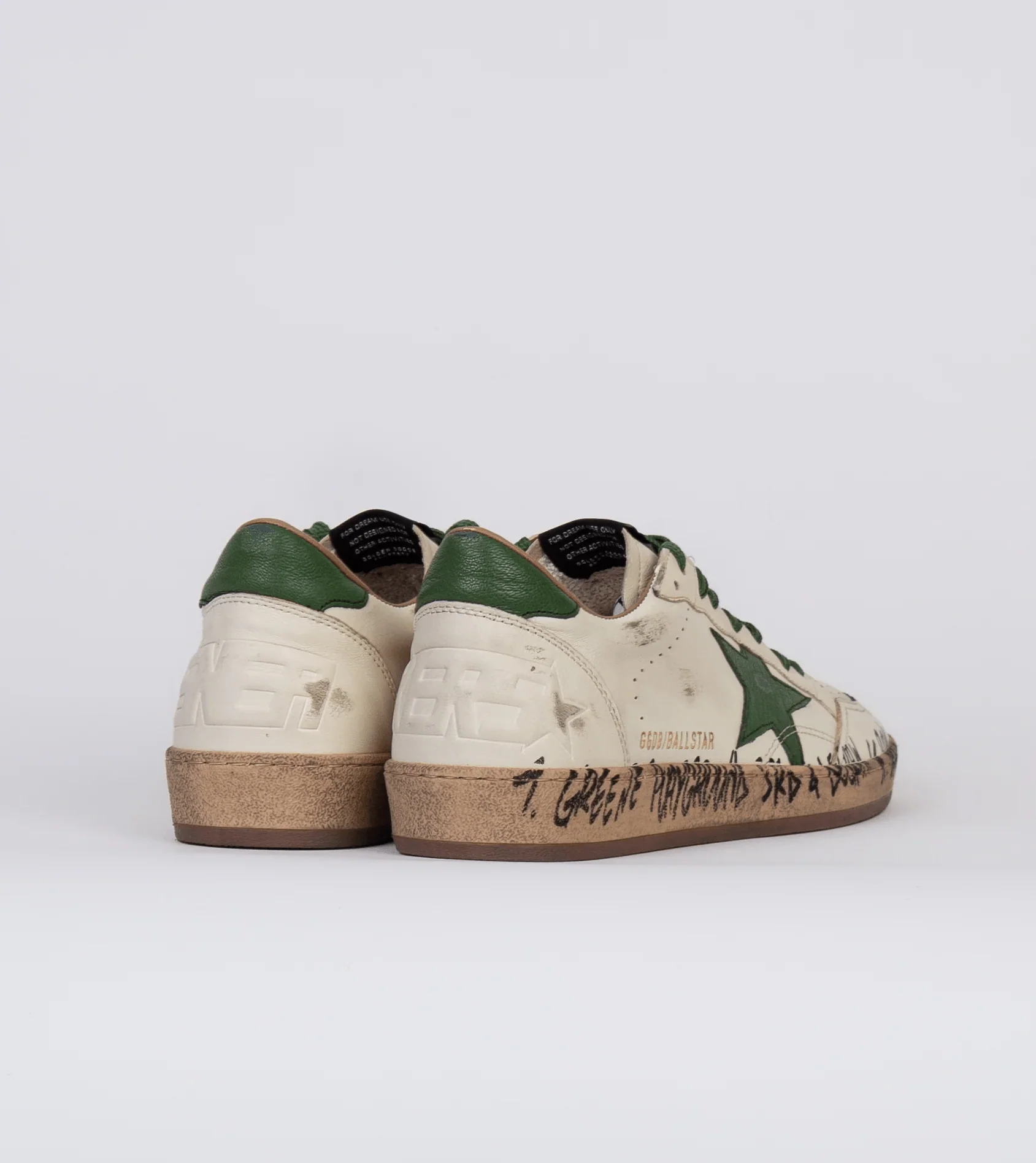 Tenis Golden Goose Ballstar Star And Heel Nappa Hombre - Image 3