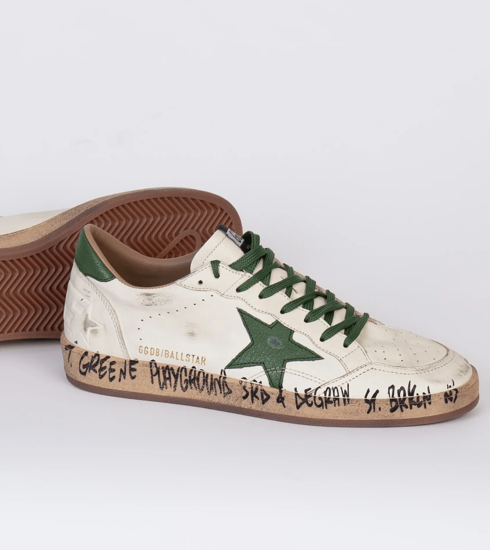 Tenis Golden Goose Ballstar Star And Heel Nappa Hombre - Image 4