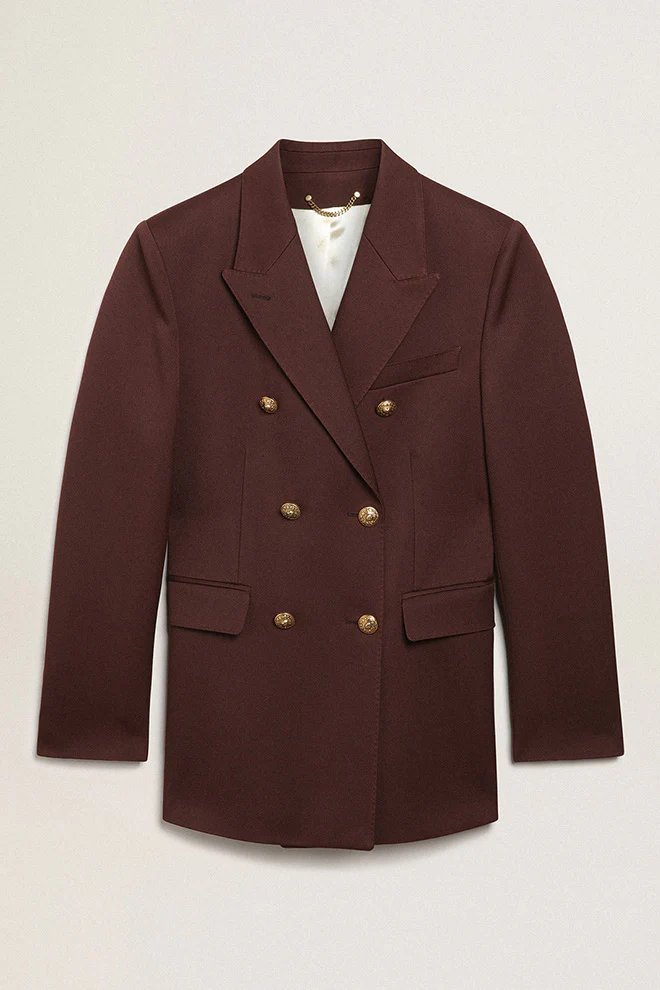 Blazer Journey Compact Gabardine Wool Golden Goose - Image 2