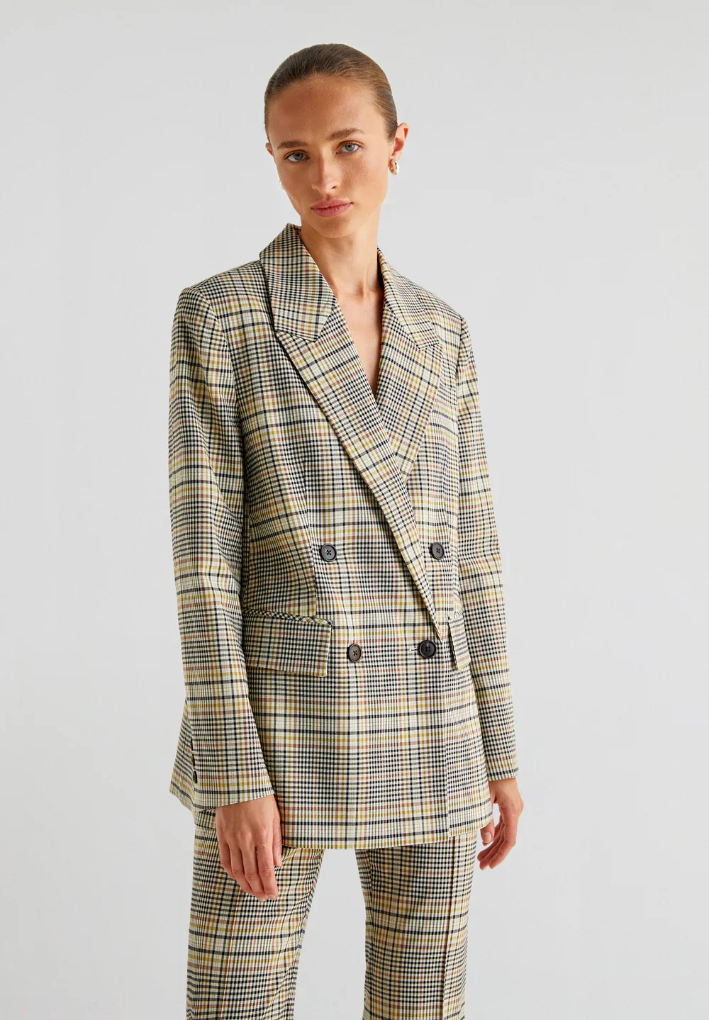 Blazer Lime Check