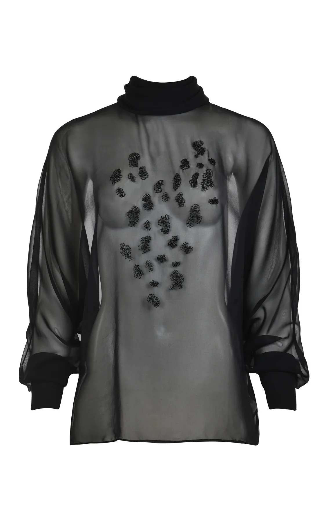 Blusa Bordada Transparente Dusk - Image 2