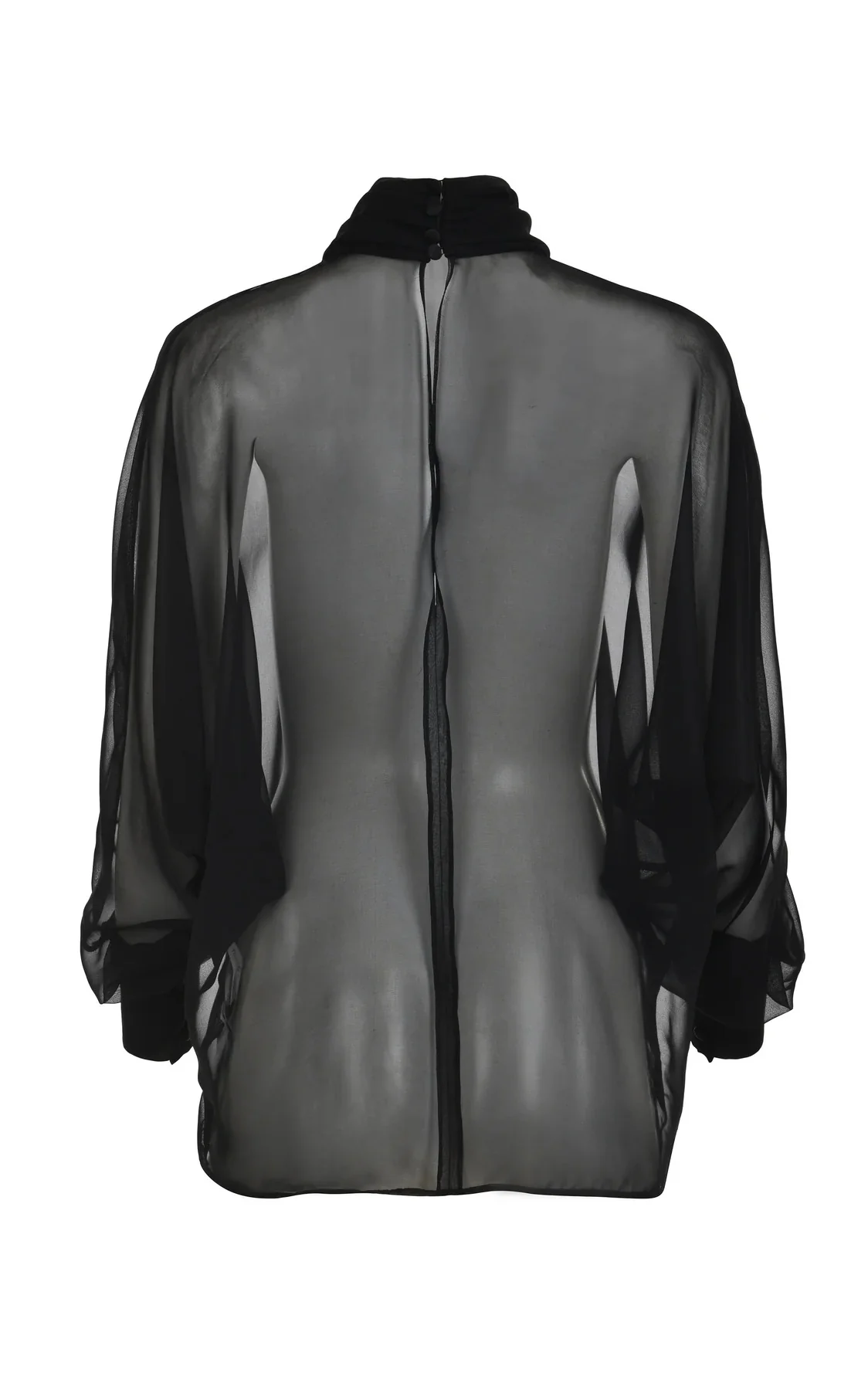 Blusa Bordada Transparente Dusk - Image 3