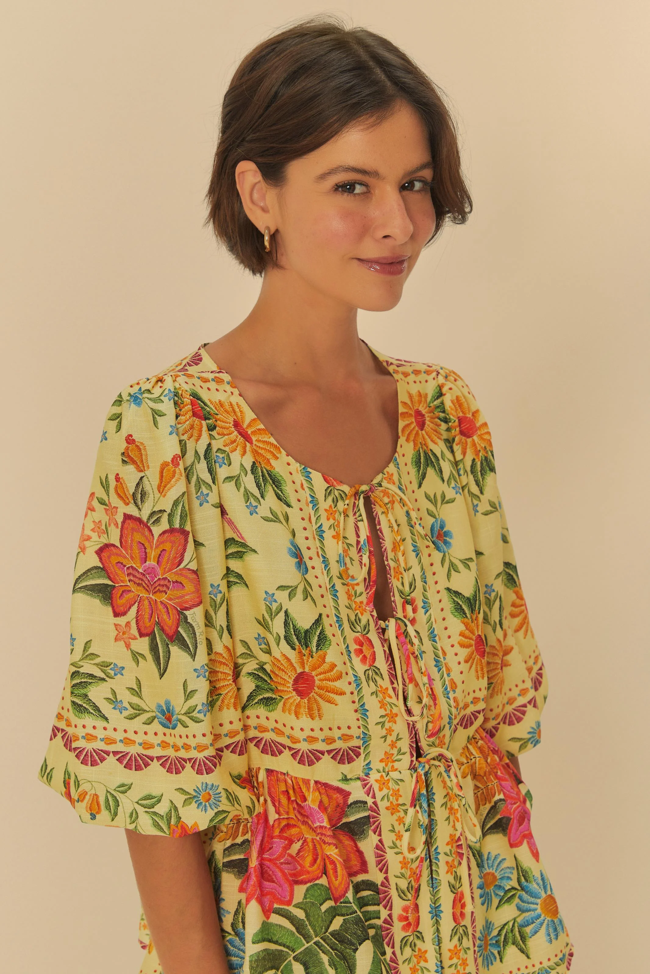 Blusa Delicadeza Em Flor