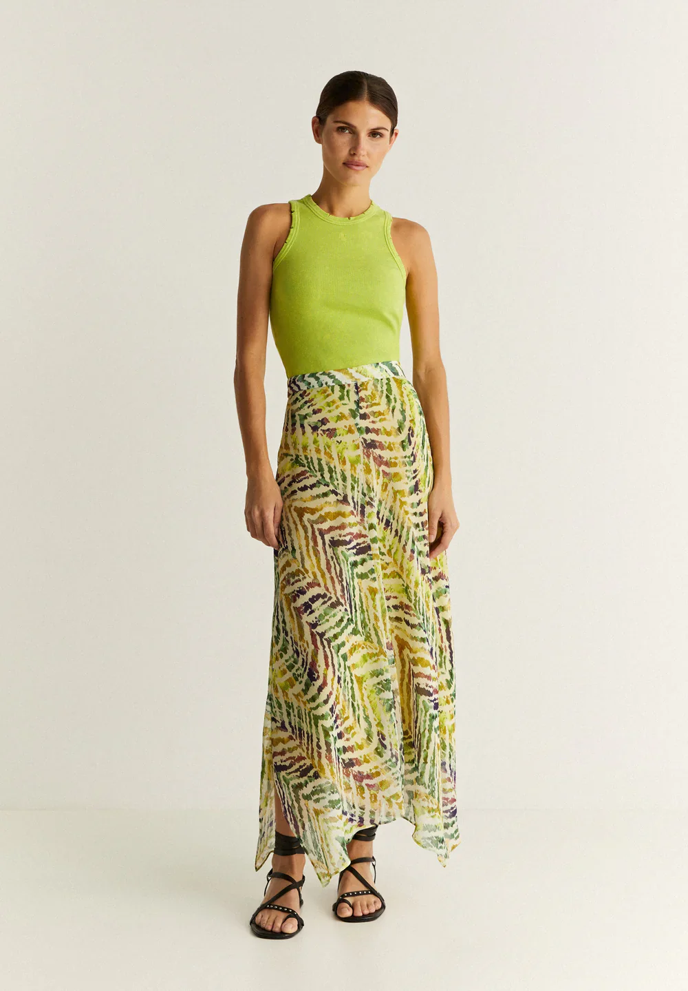 Blusa Fluor Rib Tank Tee - Image 2