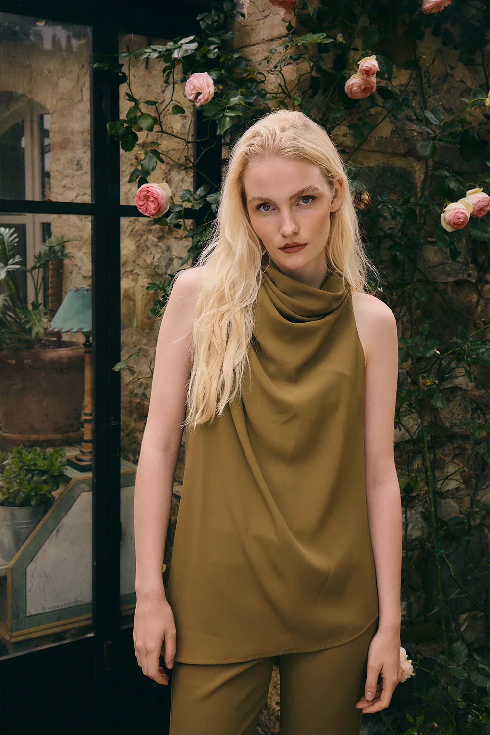 Blusa Issa Verde Oliva - Image 3