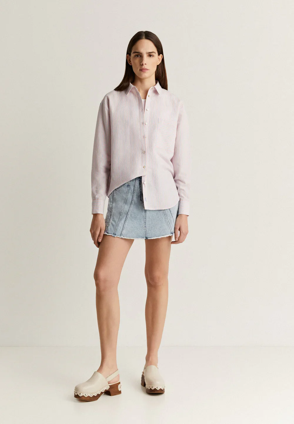 Camisa Linen Stripes