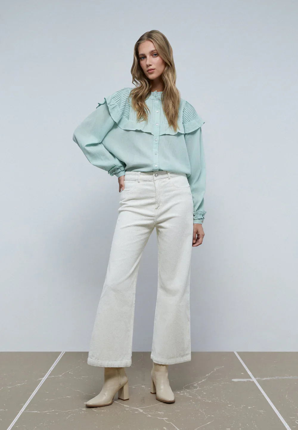 Blusa Pleat Ruffle - Image 5