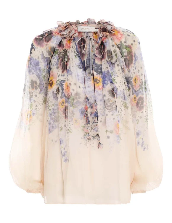 Camisa Tama Flower Collar - Image 2