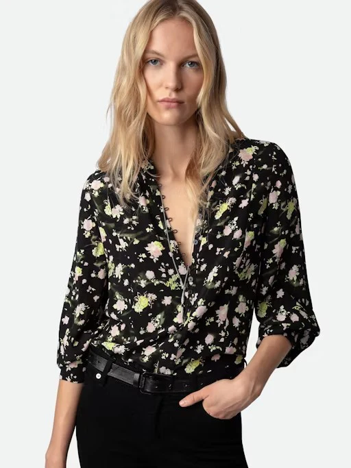 CamisaTwina Crinkle Roses