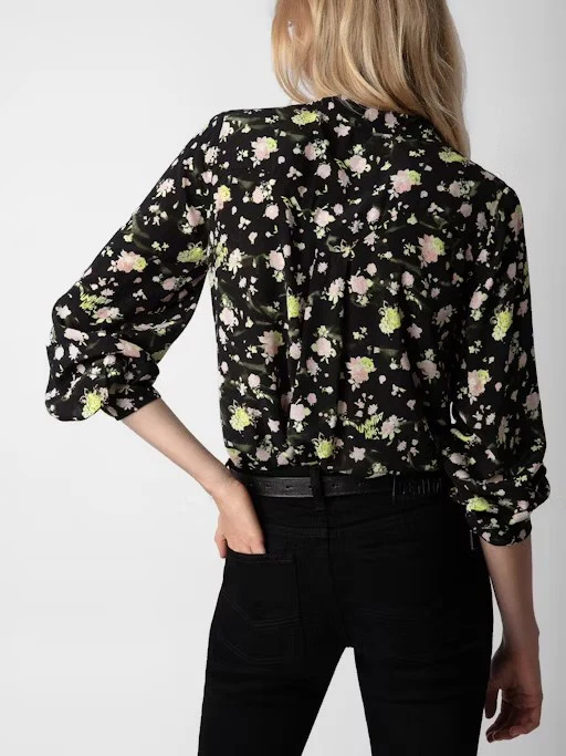 CamisaTwina Crinkle Roses - Image 4