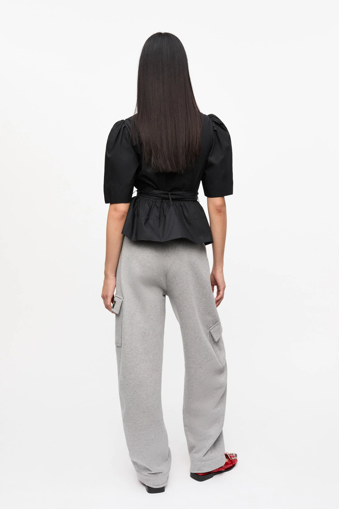 Blusa Washed Stretch Cotton Tie Strap - Image 7