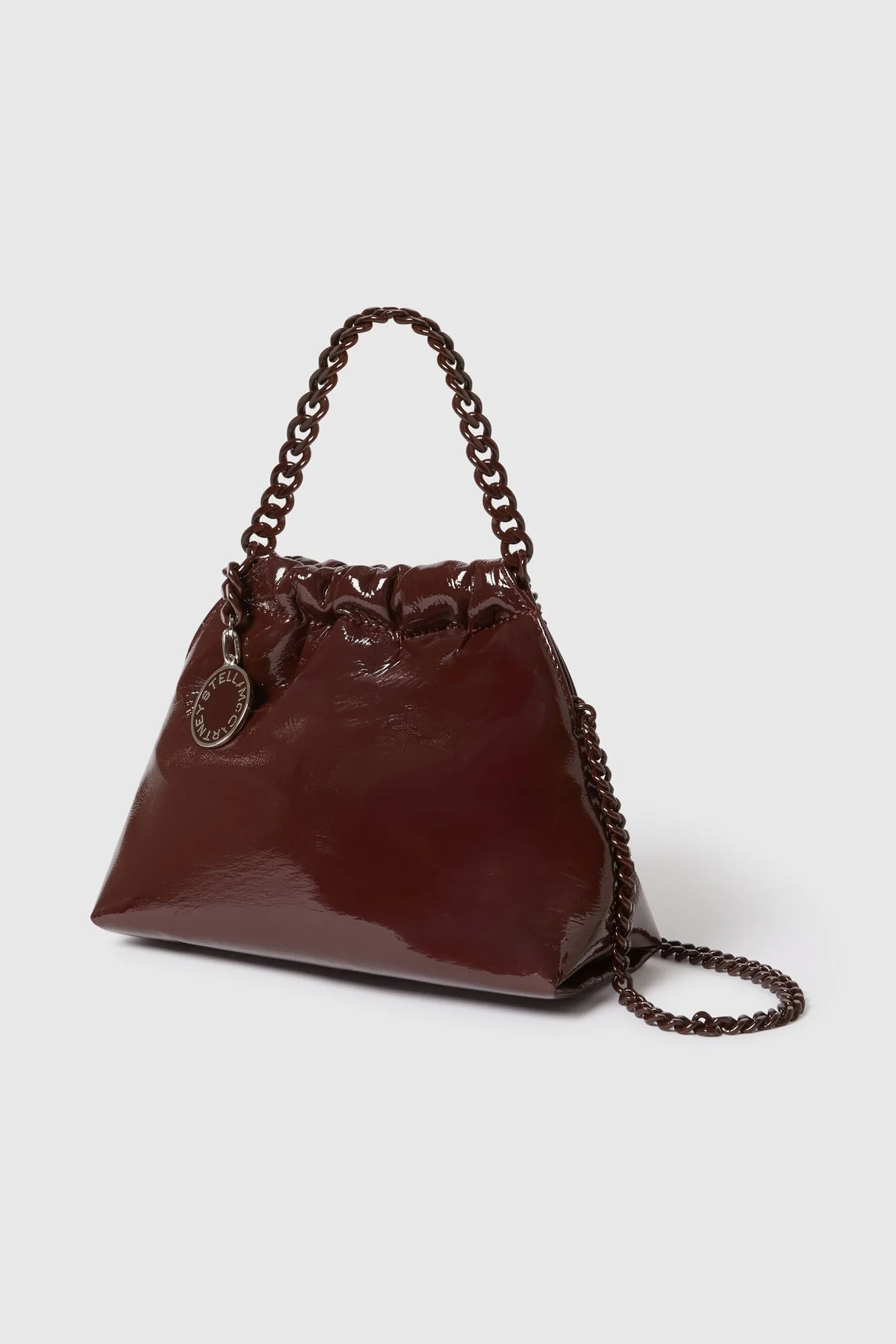 Bolso Mini Falabella Drawstring Crinkled Patent Alter Mat - Image 3