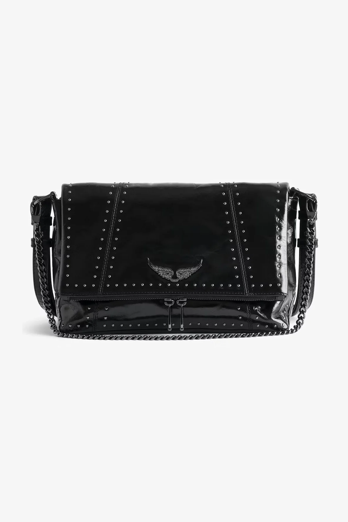 Bolso Rocky Ii Vintage Patent Studs