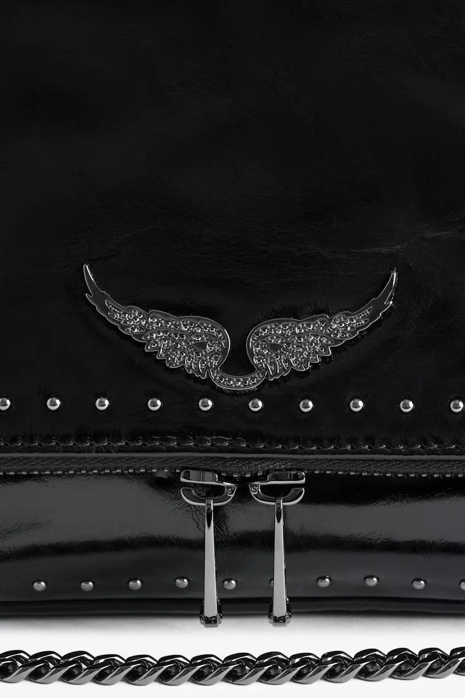 Bolso Rocky Ii Vintage Patent Studs - Image 4