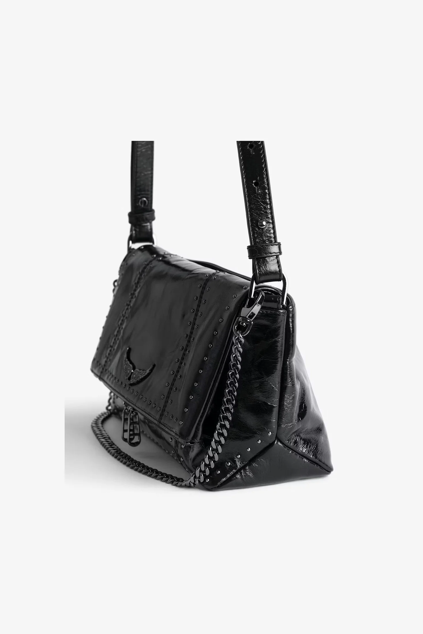 Bolso Rocky Ii Vintage Patent Studs - Image 5