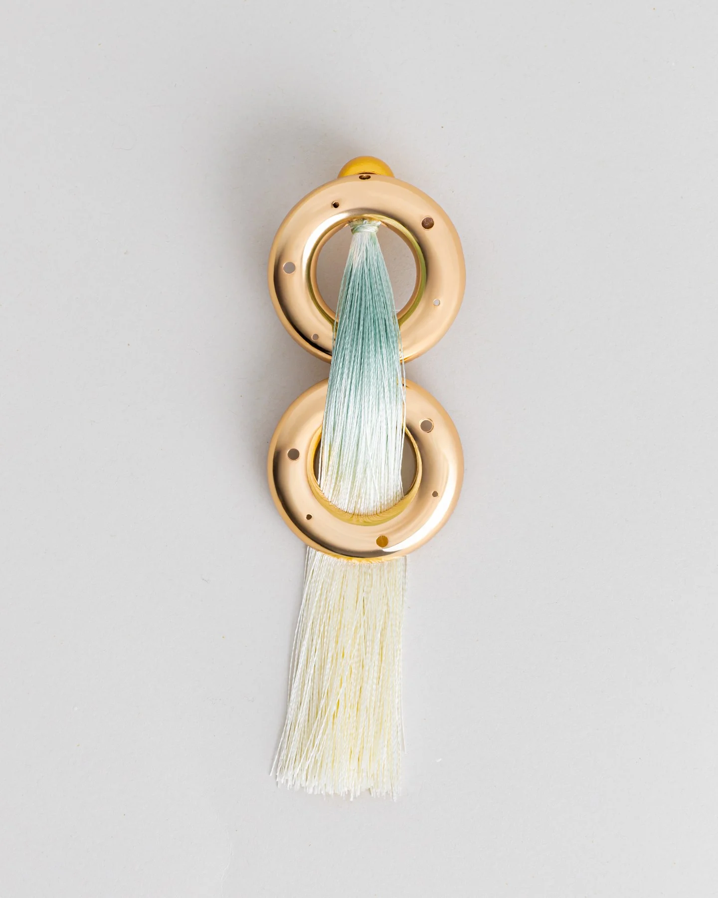 Borla Beige Verde Dorado - Image 2