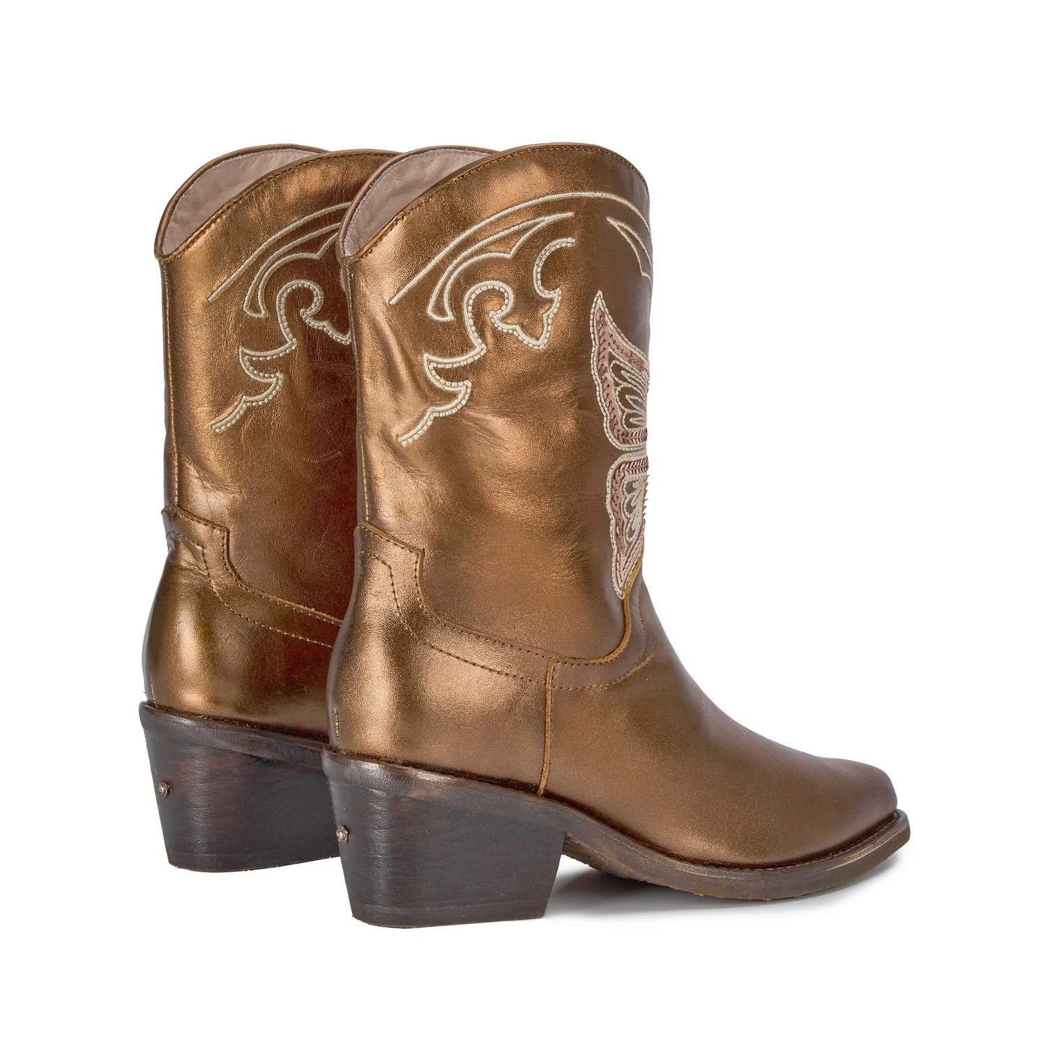 Bota Texana Mariposa Bronce - Image 3
