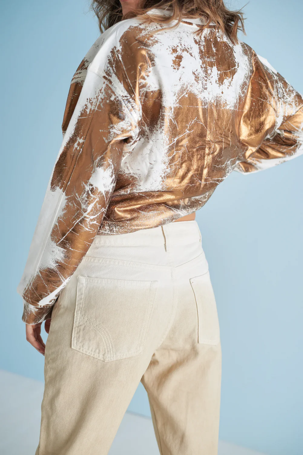 Jersey Foil Ocre Total - Image 3