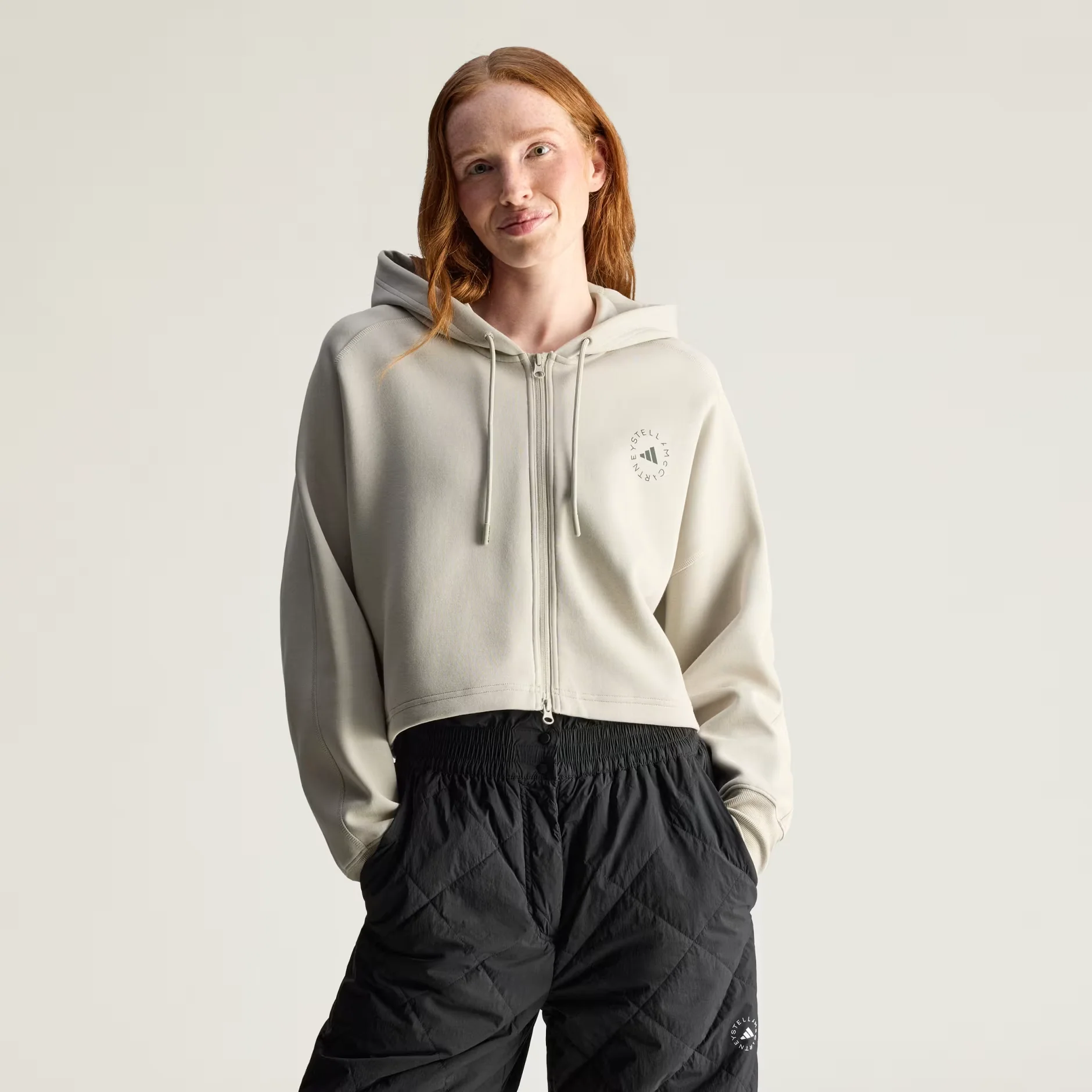 Buzo Con Capucha Corto Adidas By Stella Mccartney