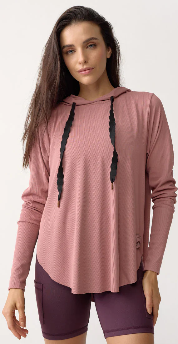 Hoodie Ribbed Yoga