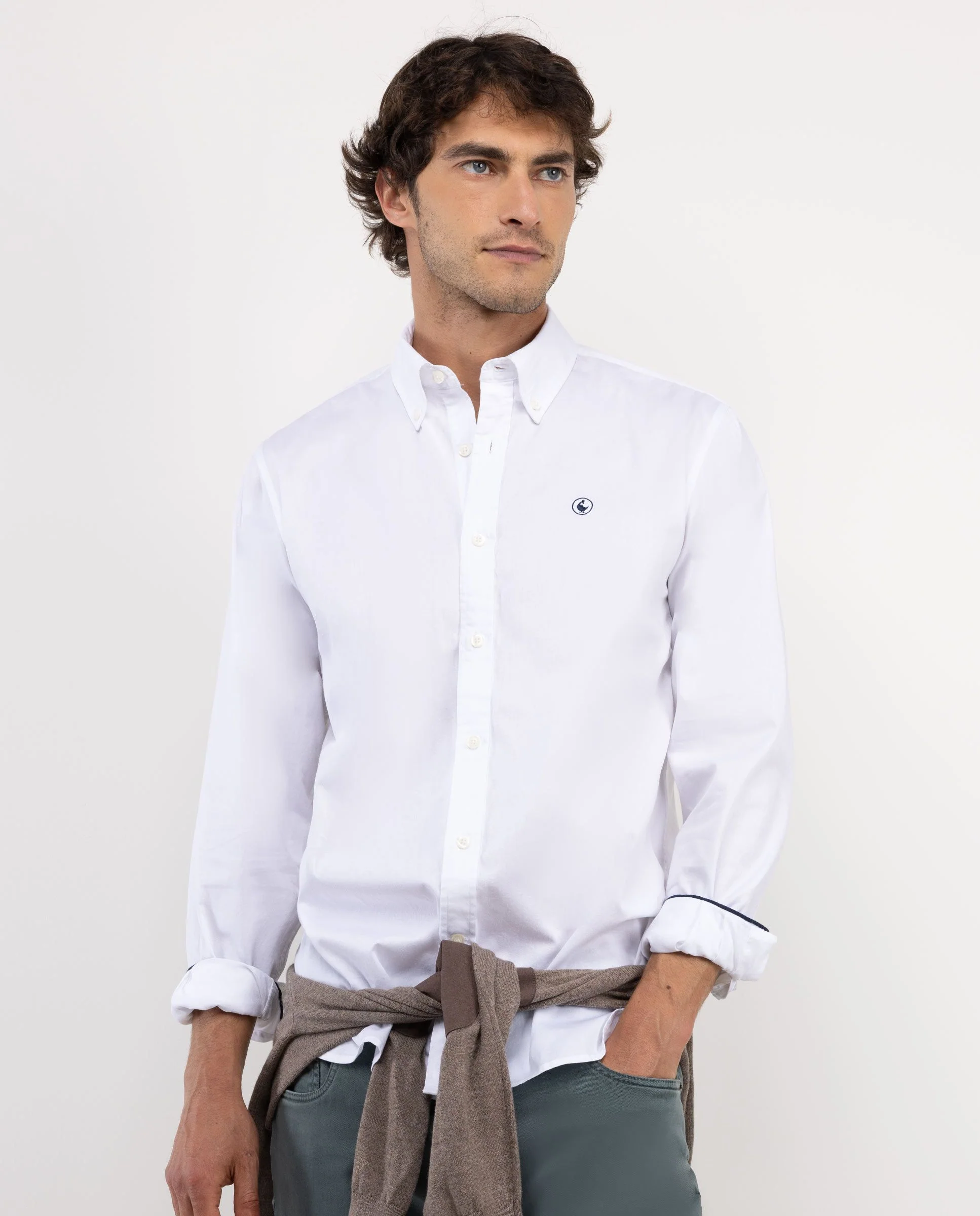 Camisa Algodón Garment Dyed