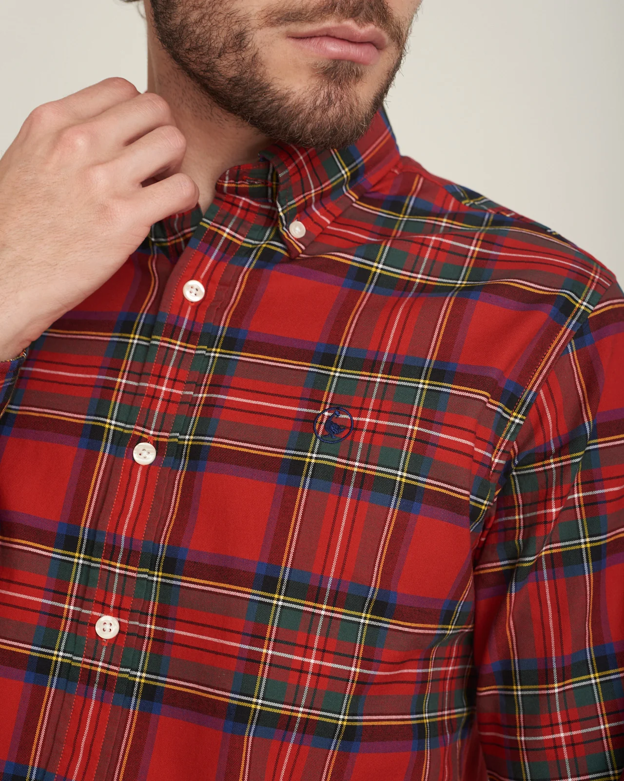 Camisa Cuadros Tartán Perfil Amarillo - Image 4