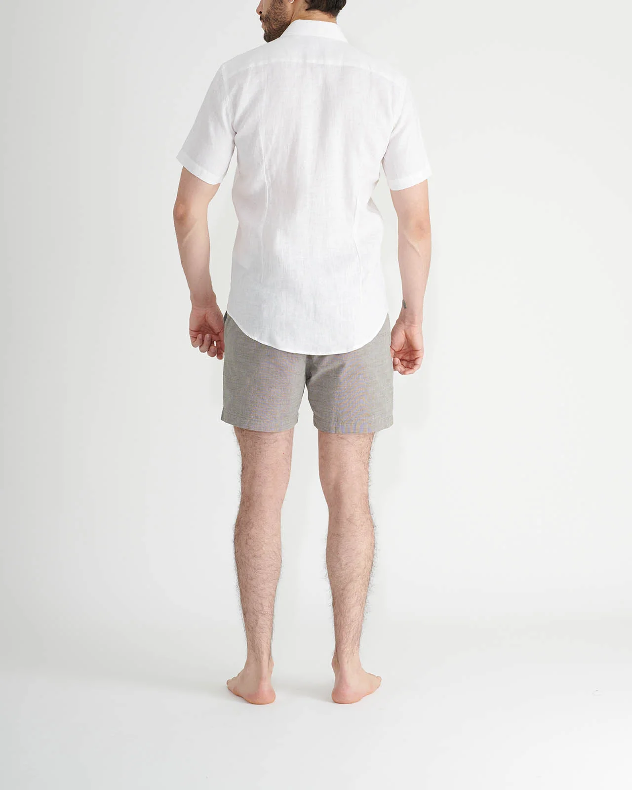 Camisa De Lino Manga Corta - Image 2