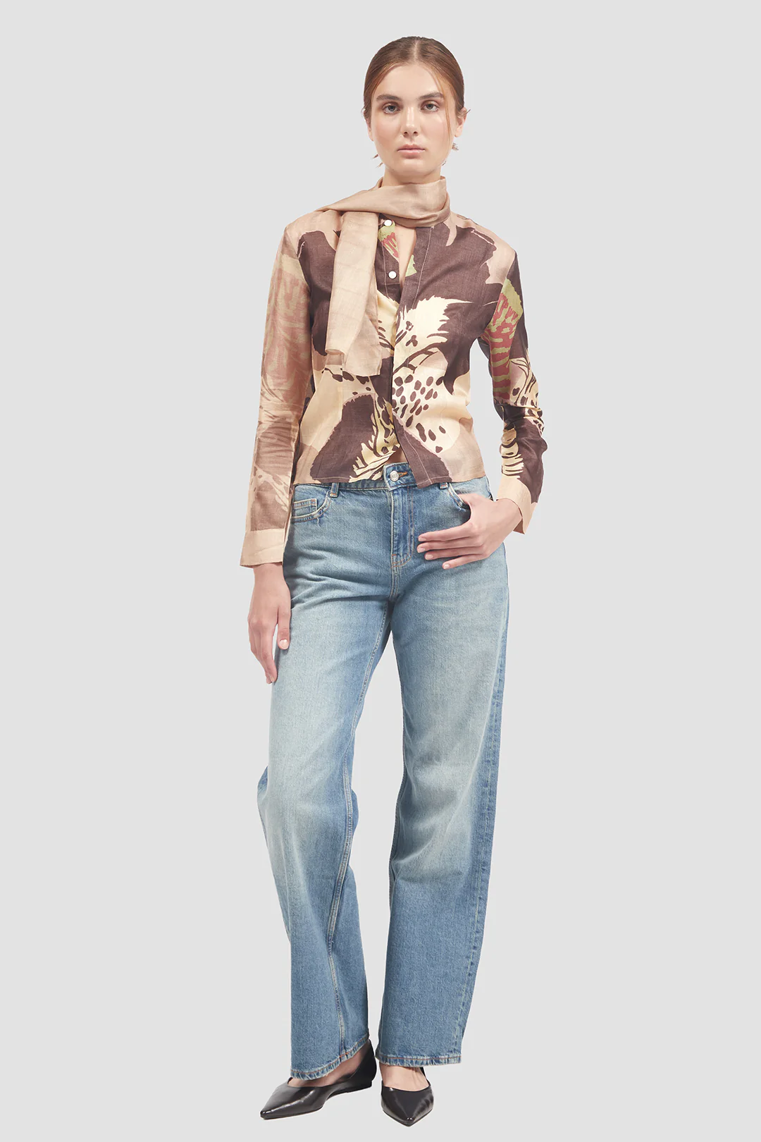 Camisa De Seda Dowiana - Image 3