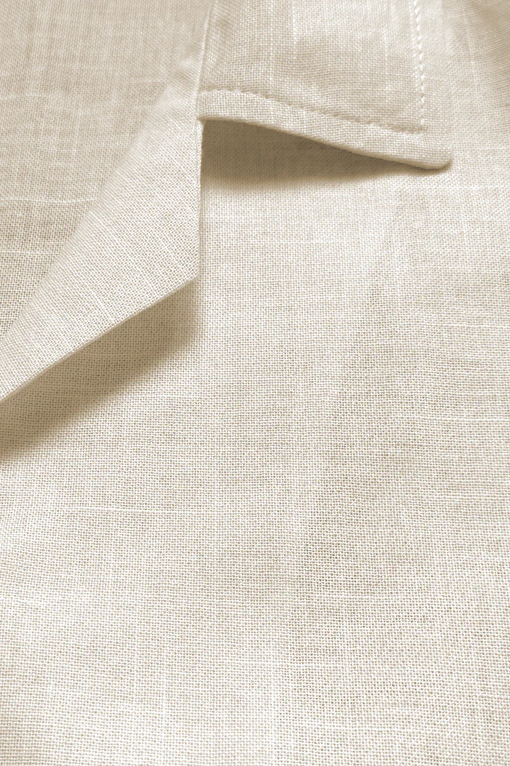 Camisa Lino Beige - Image 3