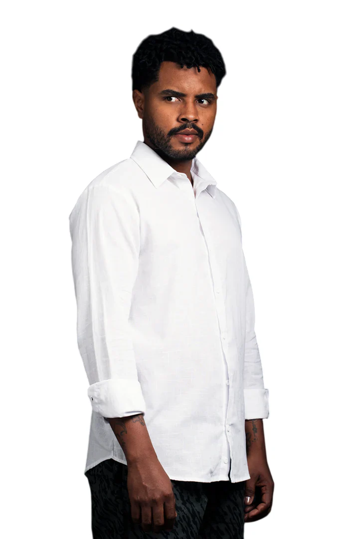 Camisa Lino Blanca - Image 3