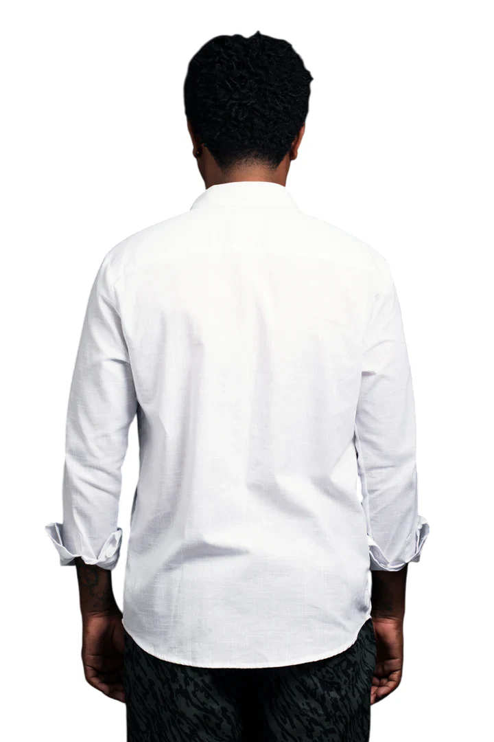 Camisa Lino Blanca - Image 4