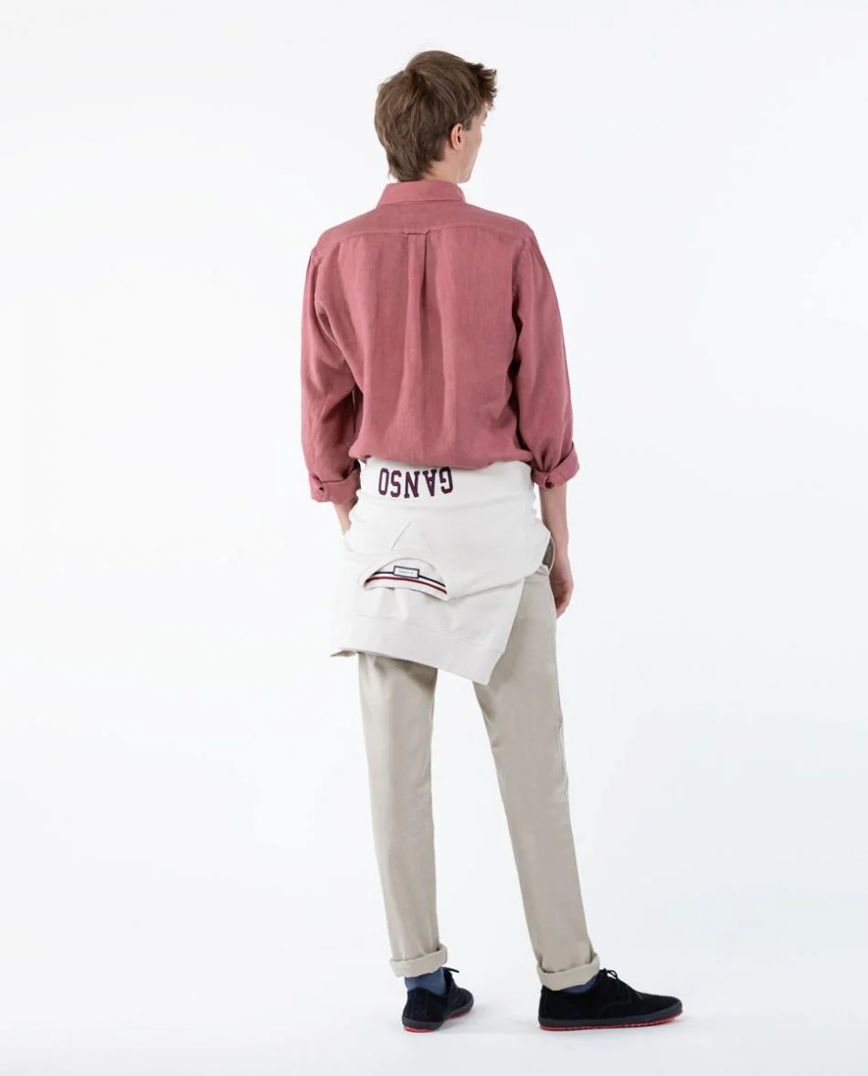 Camisa Lino Garment Dyed - Image 3