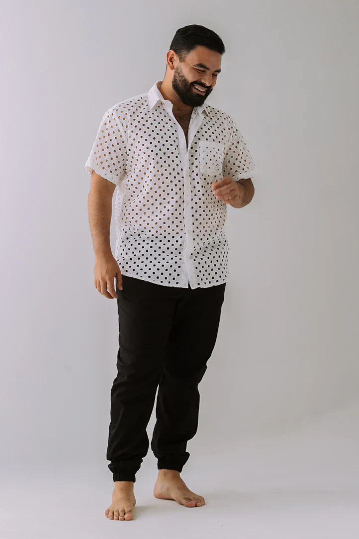 Camisa Troquel Cuadrados - Image 4