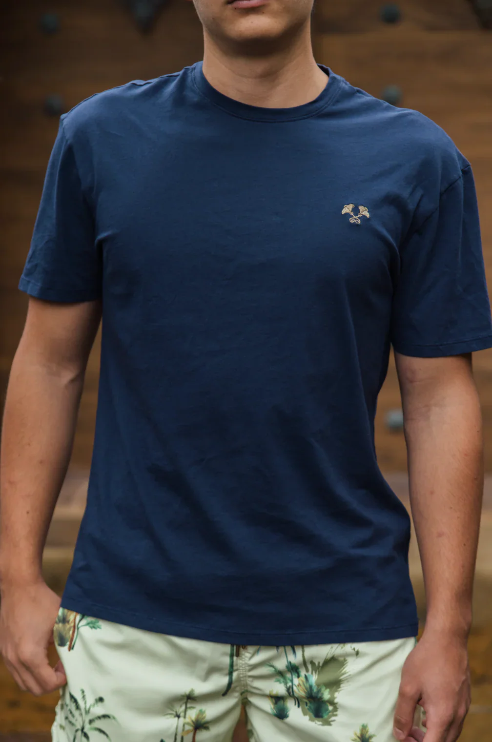 T-Shirt Azul Para Hombre