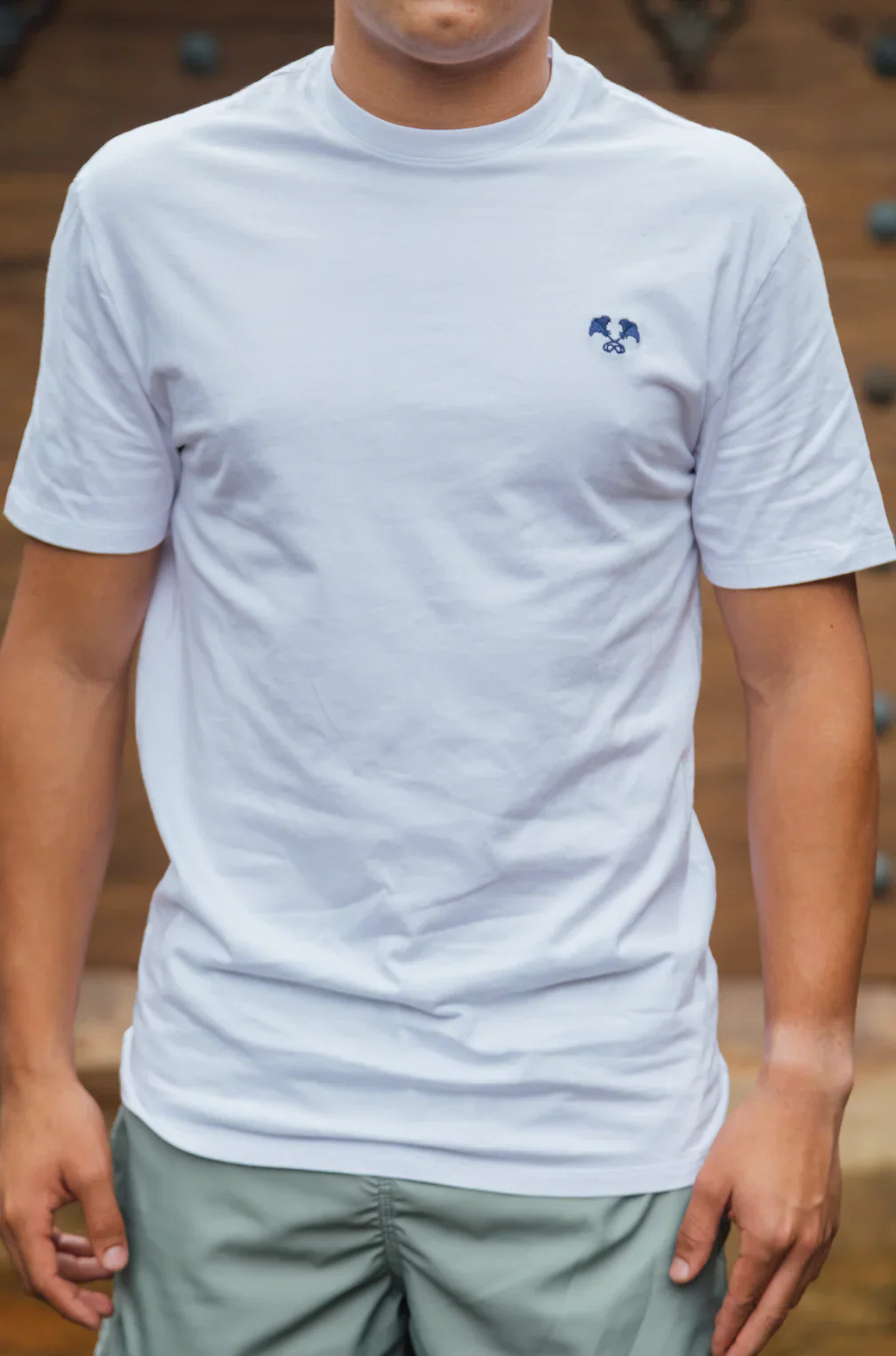 T-Shirt Blanca Para Hombre
