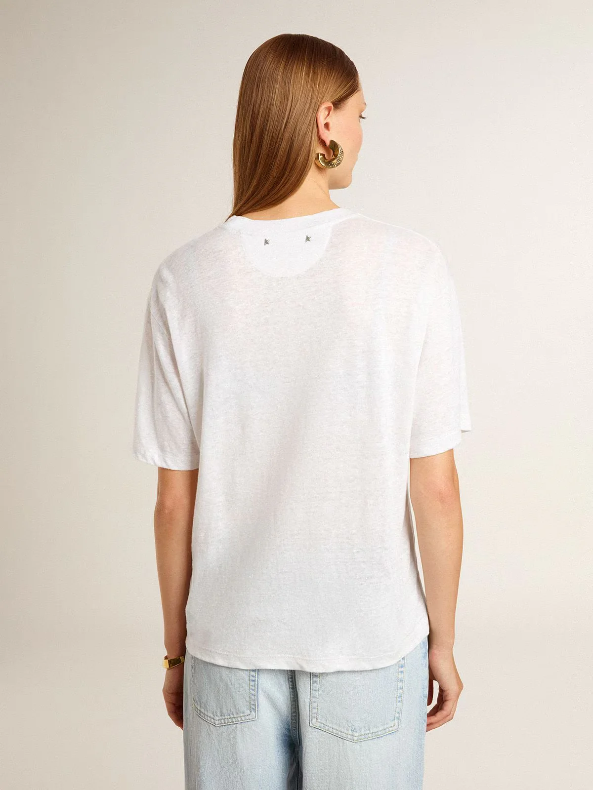 T-Shirt Boxy Light Linen - Image 4