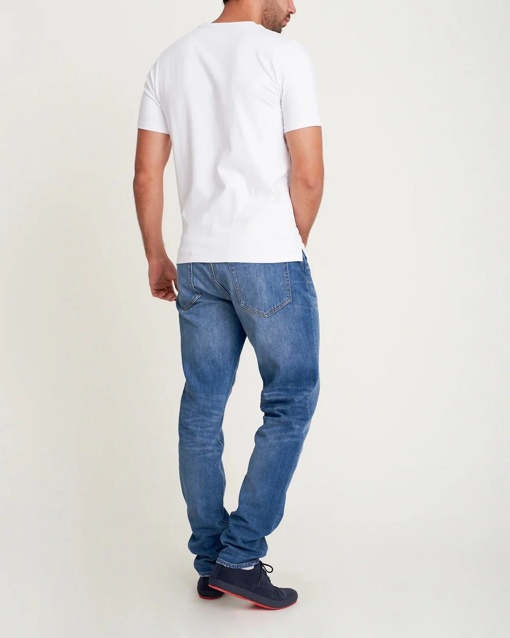 T-Shirt Cuello Redondo Blanco - Image 3