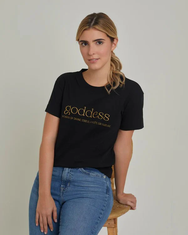 T-Shirt Goddess Black