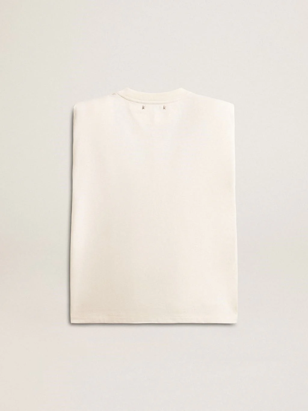 T-Shirt Golden Goose Mujer Sleeveless Padded Shoulder - Image 3