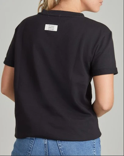 T-Shirt Love Black - Image 2