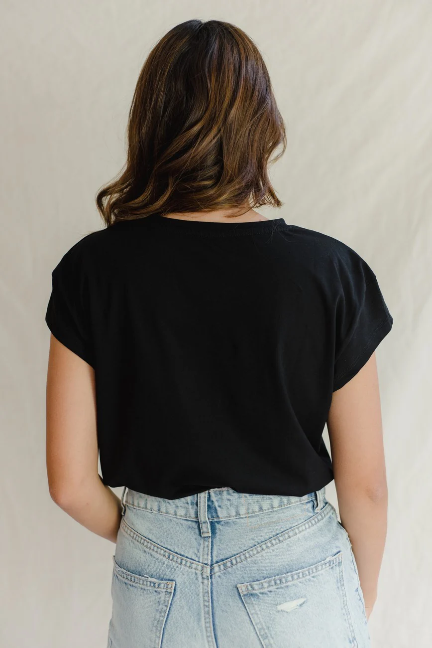 T-Shirt Love Yourself Black - Image 2