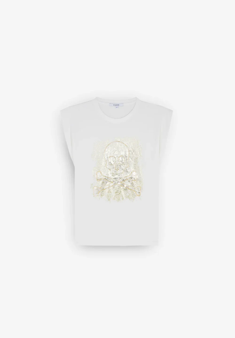 T-Shirt Scfoil Emb Skull Tee - Image 4