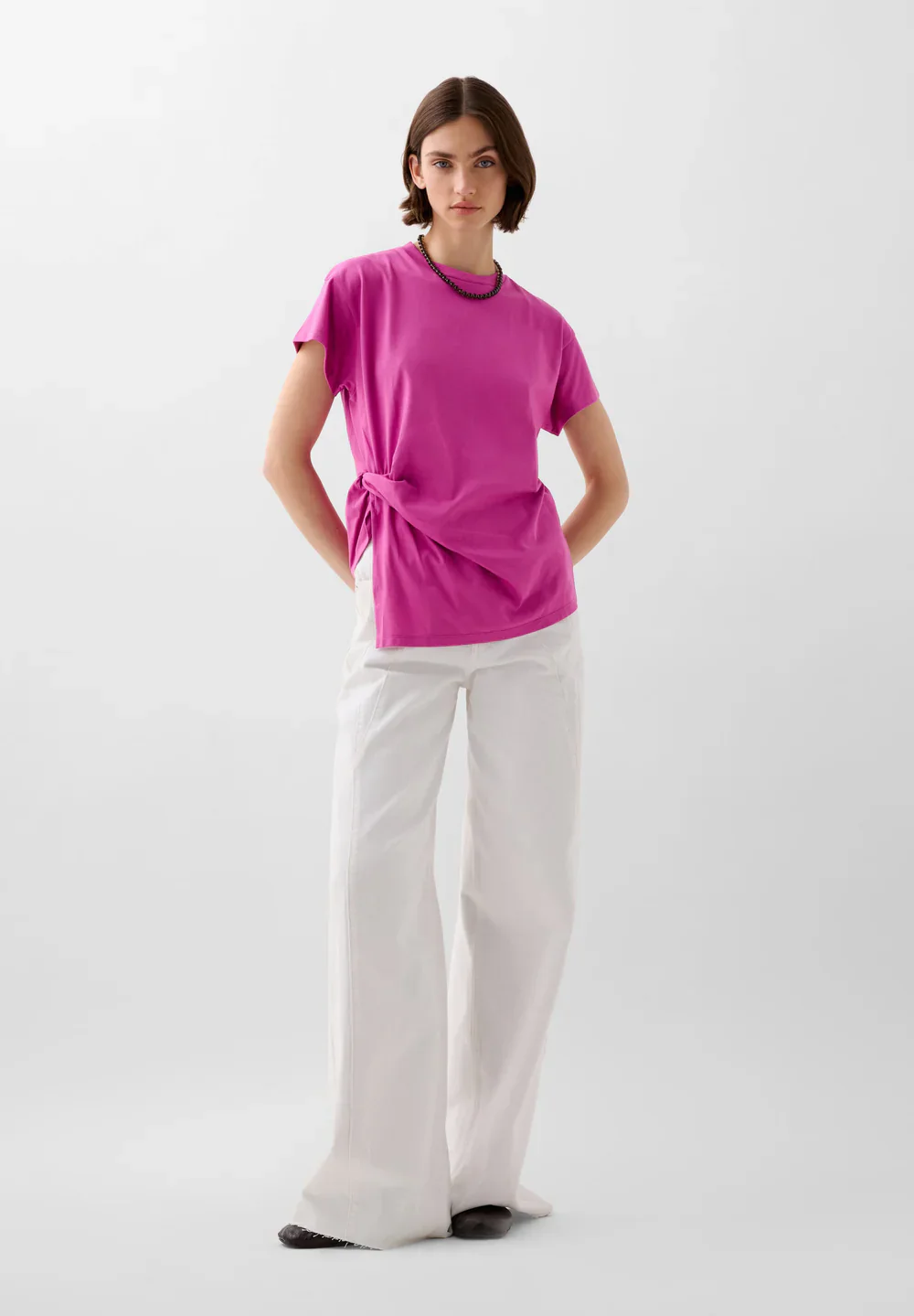 T-Shirt Side Knot Tee - Image 2