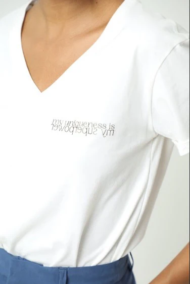 T-Shirt Unique Ivory - Image 2