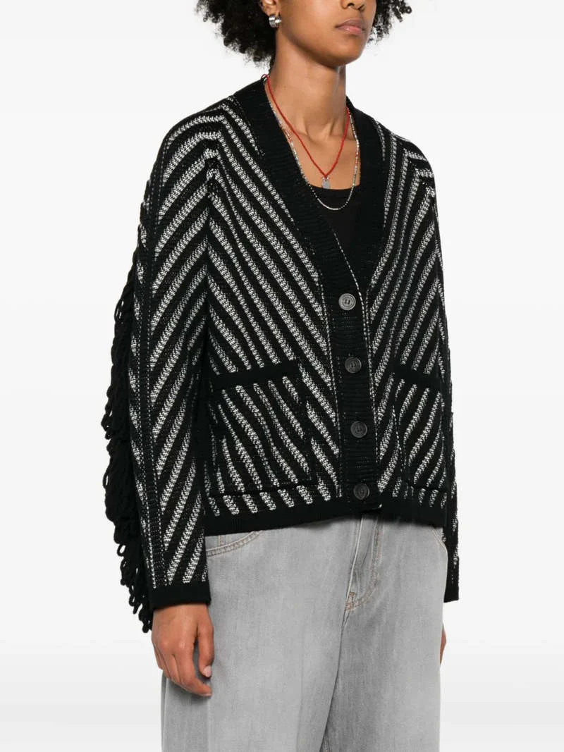 Cardigan Journey Olidia Knit Fringe Wool - Image 2